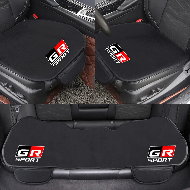 Cubierta de asiento de coche, almohadillas de lino delanteras y traseras, almohadillas de protección transpirables para toyota GR Sport RAV4 Crown