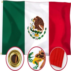 FLAGLINK 90x150 CM  Heavy Duty 210D Nylon Mexican MX National Country Flags For Decoration