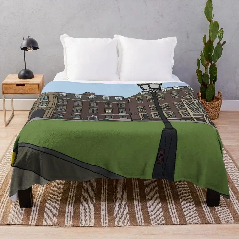 

St Catharine's College - Strugletown || Cambridge struggles Throw Blanket Portable Lightweight Blanket for Travel Camping