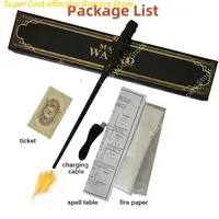 Harries Fire-breathing Magic Wands Full Range of Magic Stage Props Glow Magic Wand Halloween Christmas Cosplay Gifts Toys