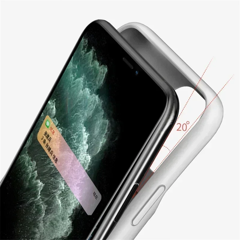 آيفون 13 12 11 برو MaxMini 6 S 7 8 Plus X XS Max XR حافظة شاحن بطارية قوة البنك شحن حافظة 10000mAh مع الصوت