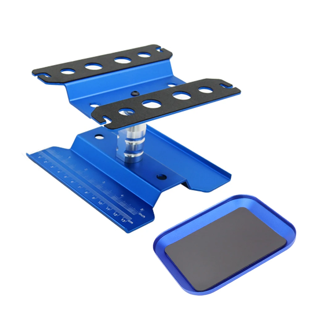 1/10 1/8 RC Auto Gereedschapsset Werk Stand Montage Platform Reparatie Station 360 Graden Draaien voor RC Buggy Crawler Korte vrachtwagen Auto