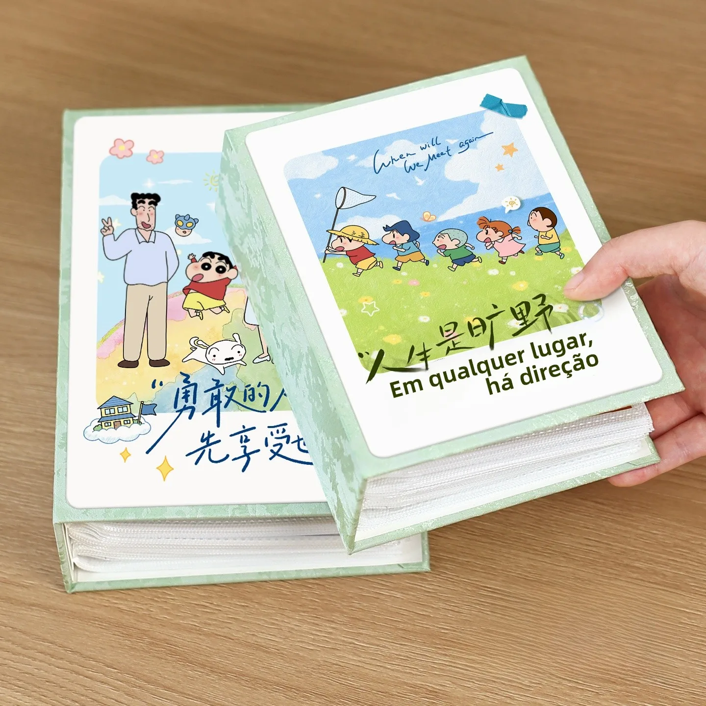 travel-themed-small-album-book-pages-3-inch-4-photo-insert-large-capacity-family-children's-growth-memory-book-art-point