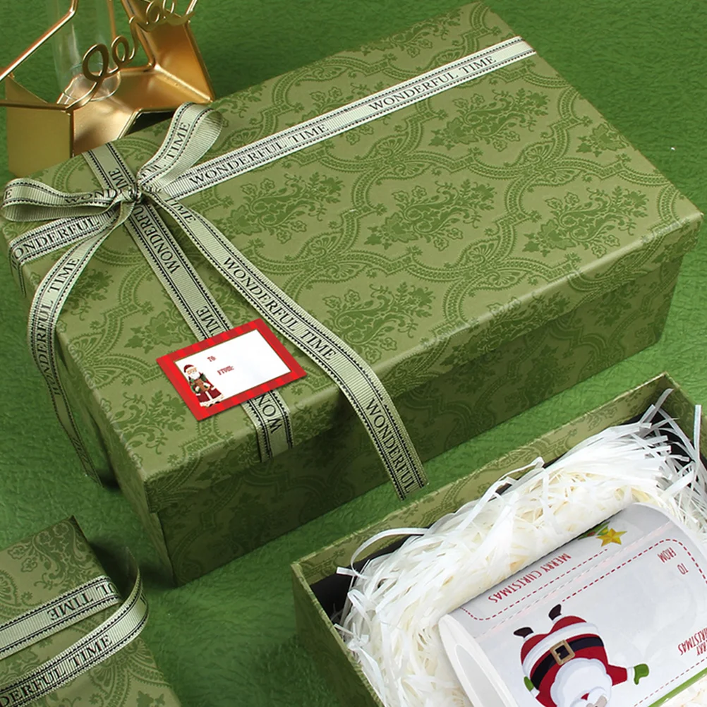 

2 рулона медных пластин, наклейки, этикетки для подарочной коробки, уплотнительные декоративные рождественские бирки, конверты, многофункциональные наклейки с героями мультфильмов