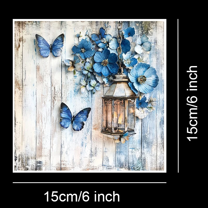 36 Lembar Kertas Scrapbook Ukuran 6x6 Inci: Pola Seni Vintage, Ideal untuk Junk Journal, Planner, Pembuatan Kartu & Dekorasi DIY