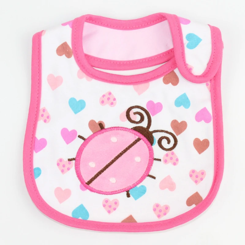 Cute Embroidered Sleeveless Baby Straps for Babies Girl Straps Water Scarf for Boys Hiccup Cloth for Feeding, Leak Proof Cartoon