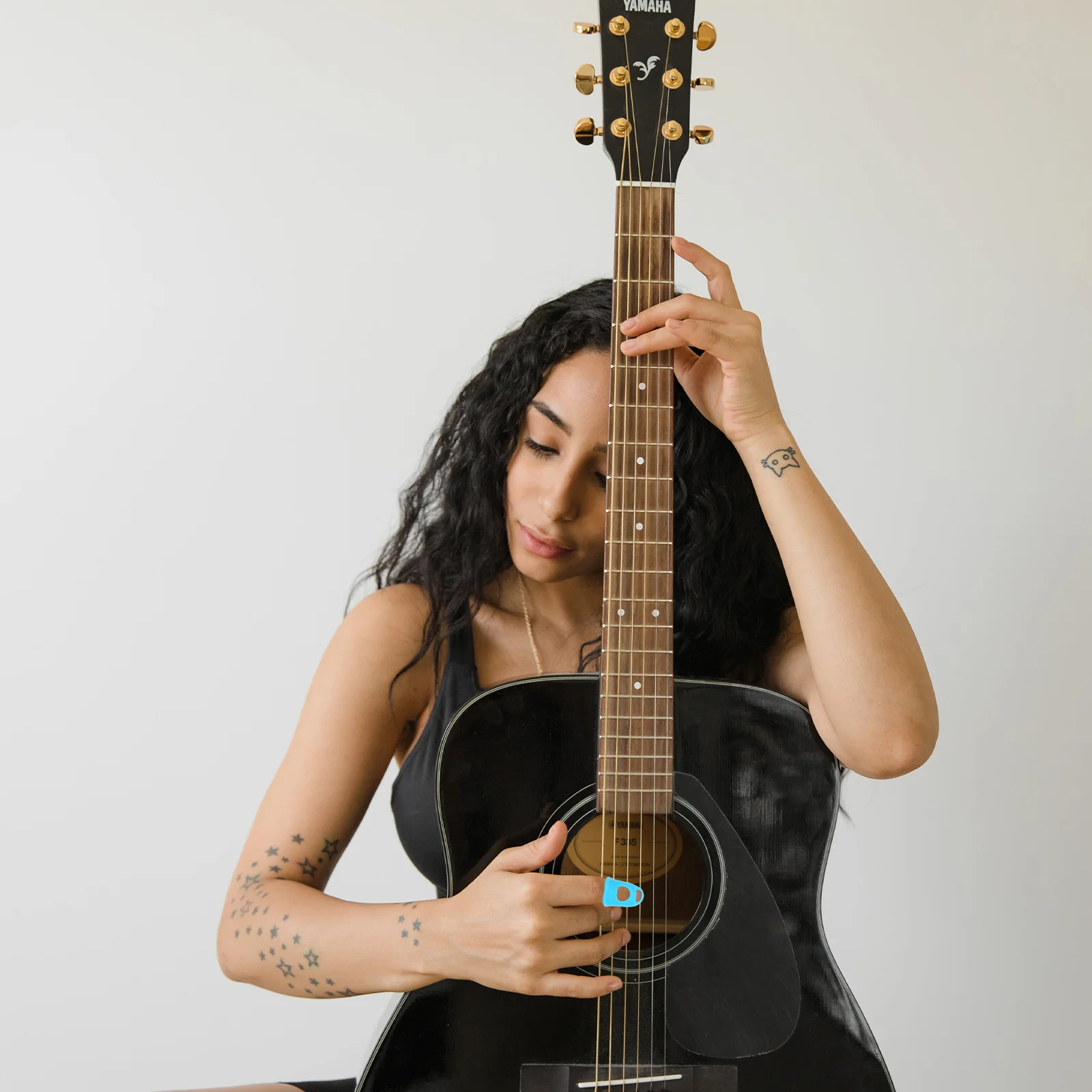 10 Buah Pelindung Ujung Jari Gitar Silikon Fleksibel Tanpa Bau Pelindung Jari untuk Gitar dan Ukulele S Pelindung Jari Silikon