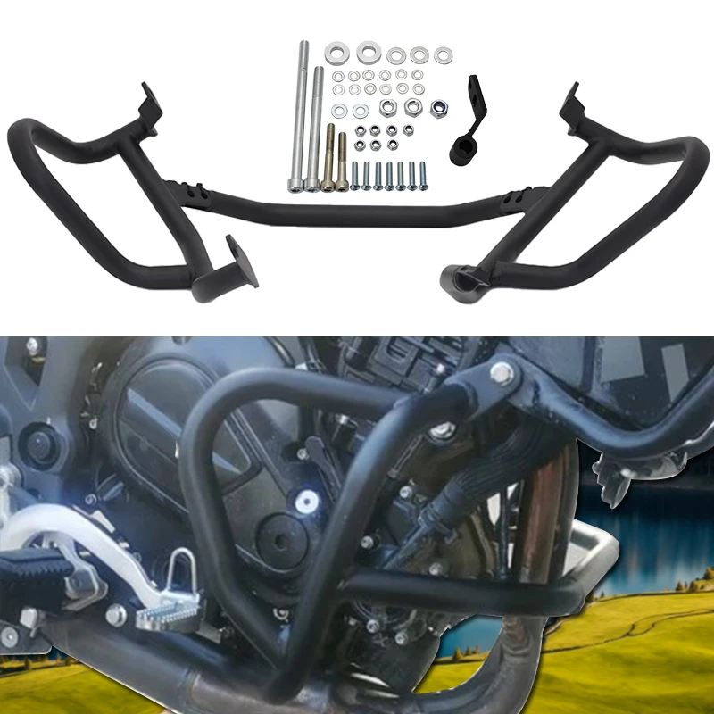 

Fit For Benelli TRK702 2022 2023 TRK702 X TRK 702/X TRK 702X Highway Engine Guard Crash Bar Frame Bumper Fairing Protector Bar