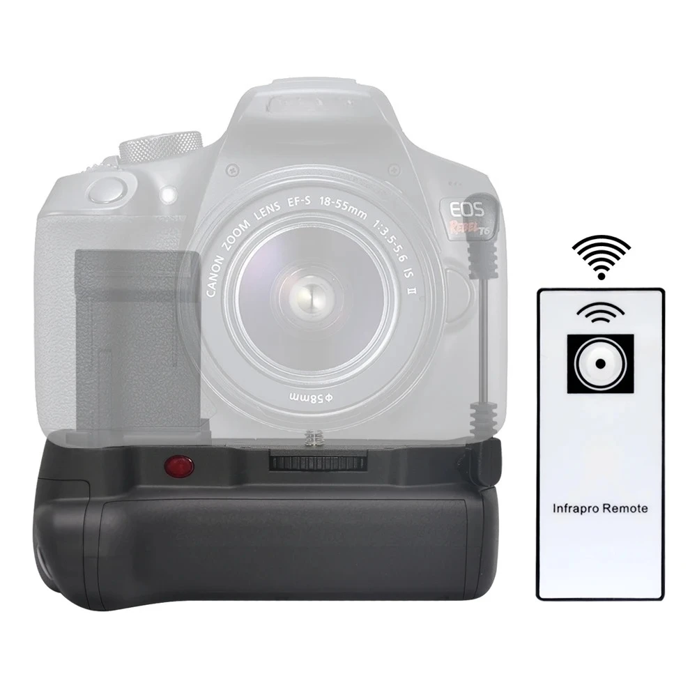 BG-E10 Vertical Battery Grip for Canon EOS 2000D 1500D 1100D 1200D 1300D /Rebel T3 T5 T6 Camera work with LP-E10 Battery