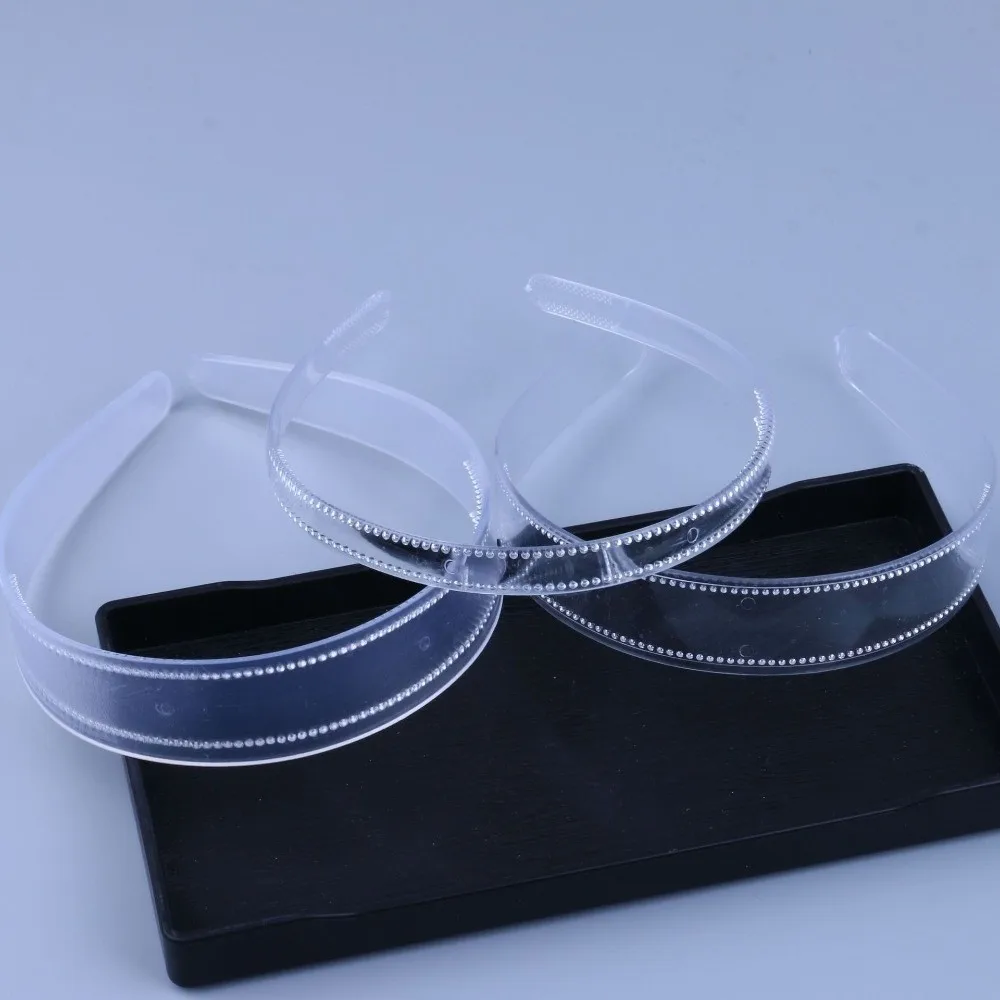

3pcs 8/18/25mm Transparent Hairbands Hair Hoop Non Slip Toothed Minimalist Korean Hairband Hair Clip DIY Washing Face Headdress