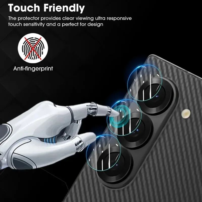 Protector de lente de cámara para Samsung Galaxy Z Fold 6 Z Flip 6 HD, vidrio templado transparente, película de cámara para Galaxy Flip6 Fold6