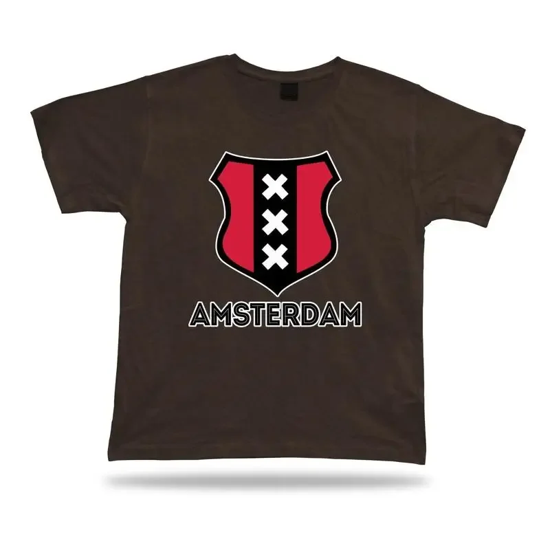 AMSTERDAM SYMBOL Netherlands Suppor Pays Bas ultras Unisex souvenir T Shirt
