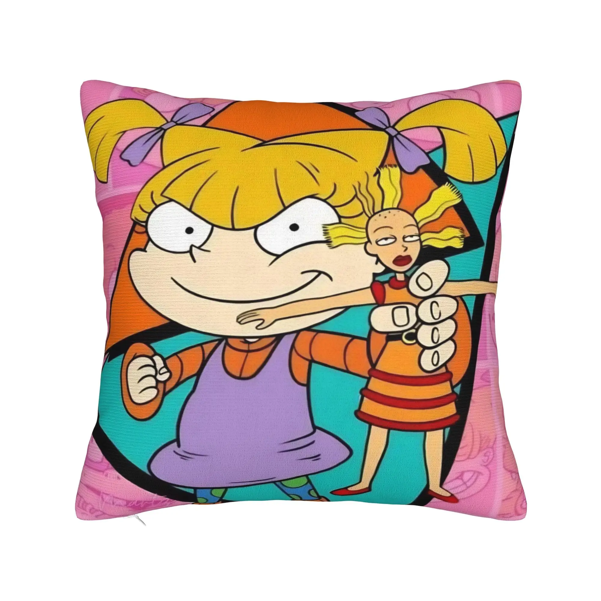 Cartoon R-Rugrats Pillow Covers Accessories Soft Cushion Cover Decorative  Pillow Case Cover Home Multiple Sizes
