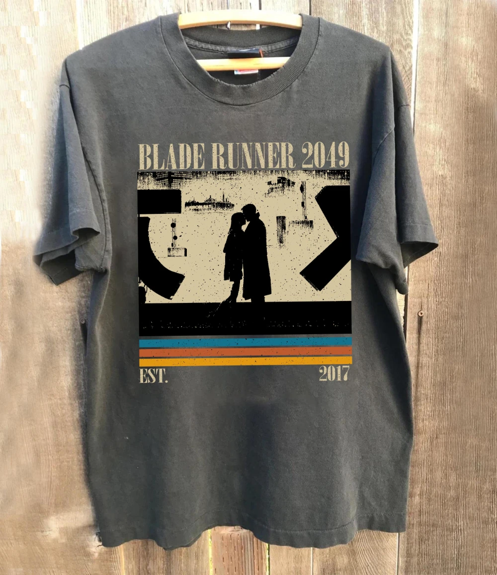 Blade Runner 2049 Movie T-shirt Retro Movie T-shirt Unisex T-shirt Street Fashion Printed T-shirt Daily Wear