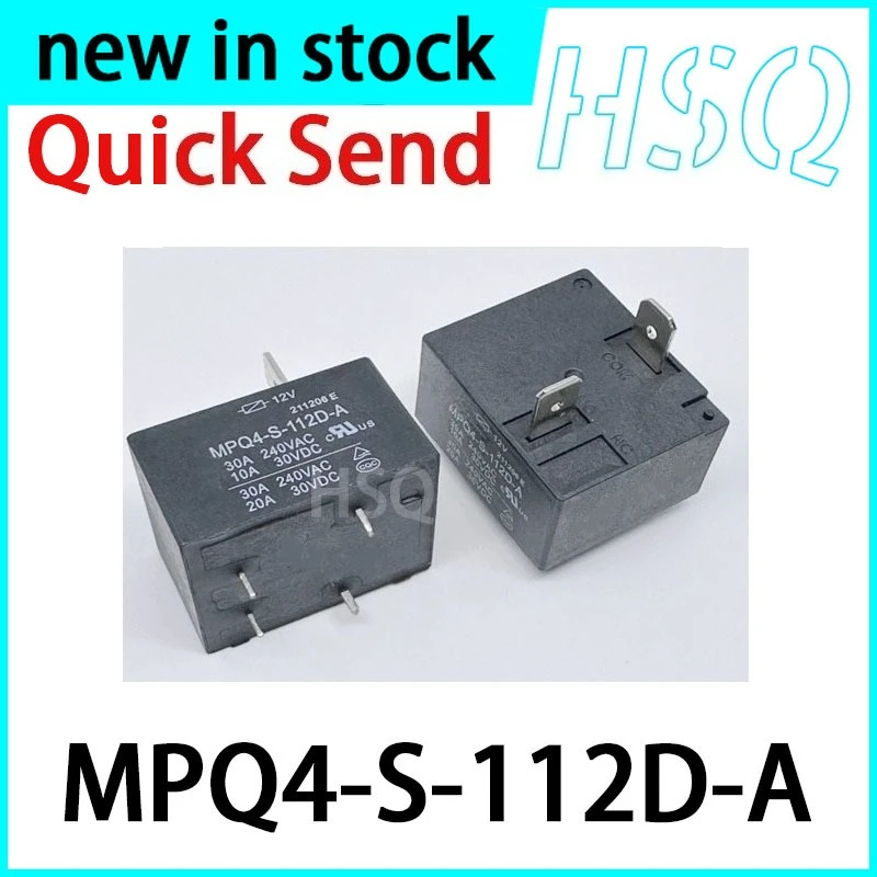 2PCS New MPQ4-S-112D-A 12V 30A Water Heater Air Conditioning Motherboard Relay