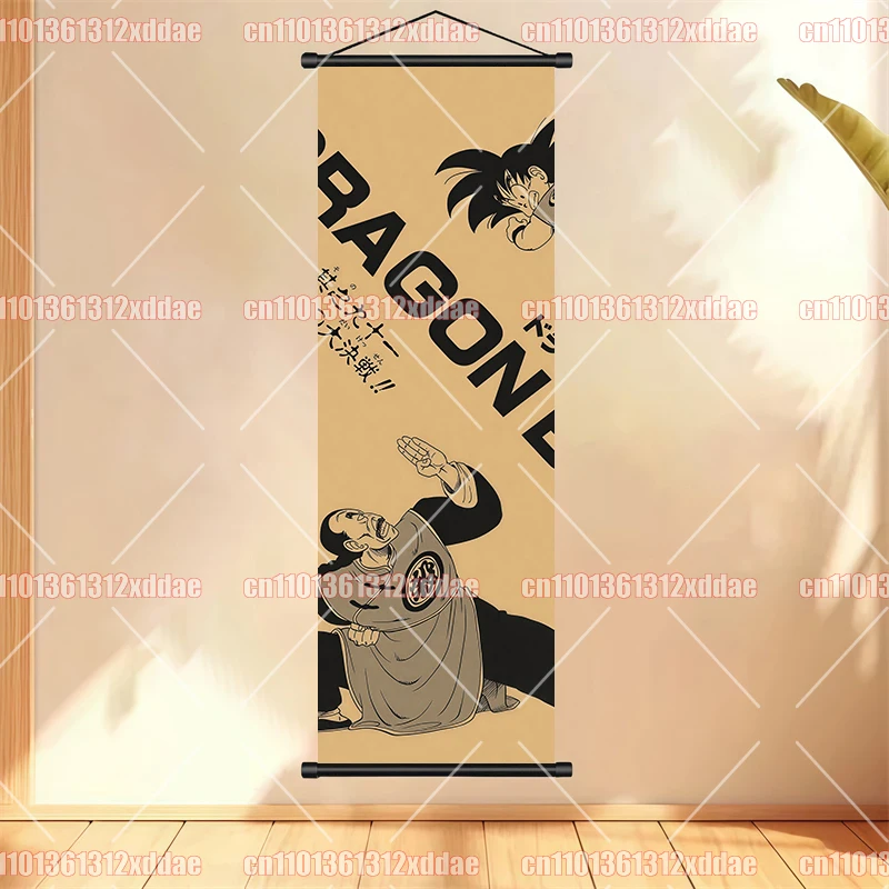 Classic Anime Dragon Ball Vertical Version Hanging Picture HD 8K Printing Retro Warm Color Matching Gift Room Decoration - view 6
