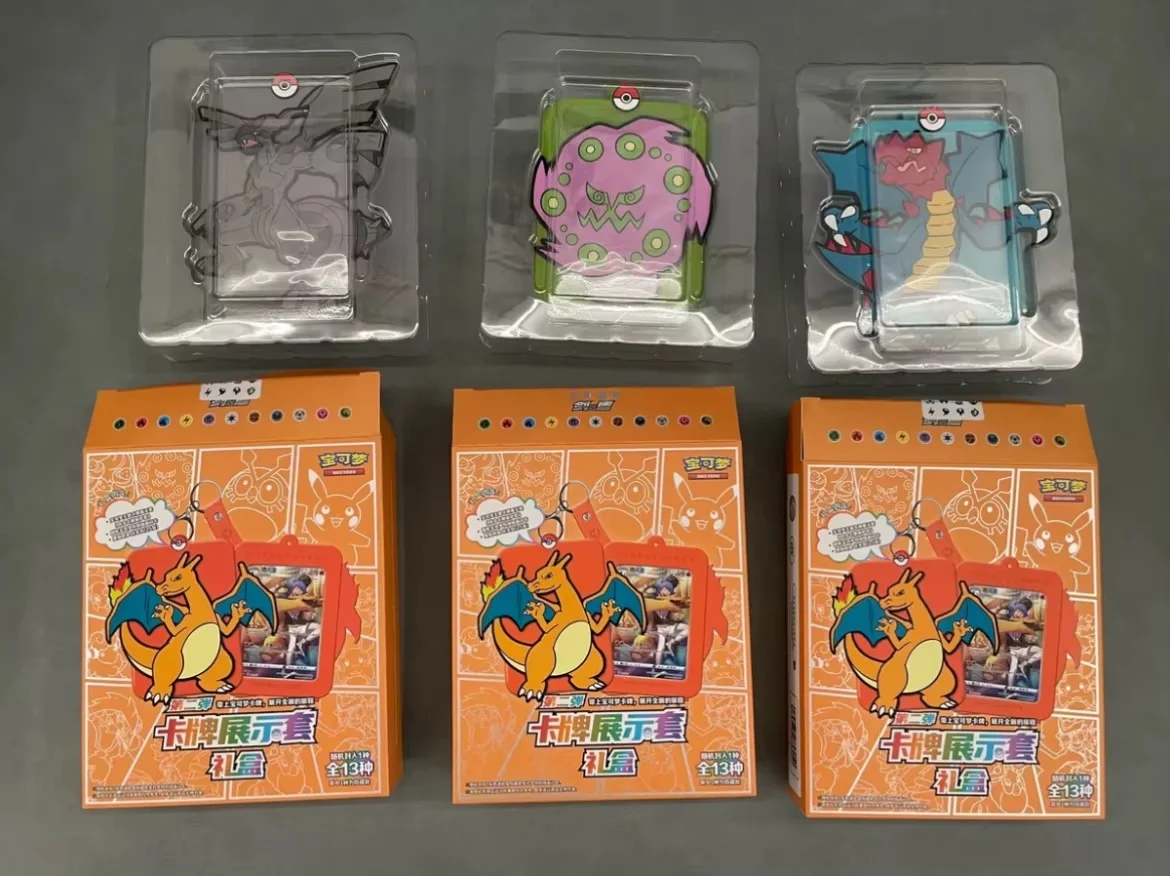 재고 있음 오리지널 포켓몬 트레이딩 카드 게임 간체 중국어 8.0 겐가 카드 전시 세트 아르 카드 선물 장난감