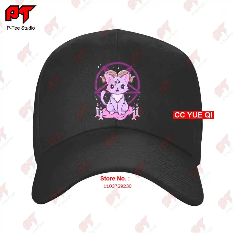 Kawaii Pastel Goth Krampus Cute Creepy Gothic Baseball Caps Truck Cap RJ3M