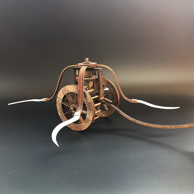 

1:35 DIY Scroll Sckle Chariot Ancient Chariot Model Siege Car Wooden 3D Puzzle Model Need Assembly