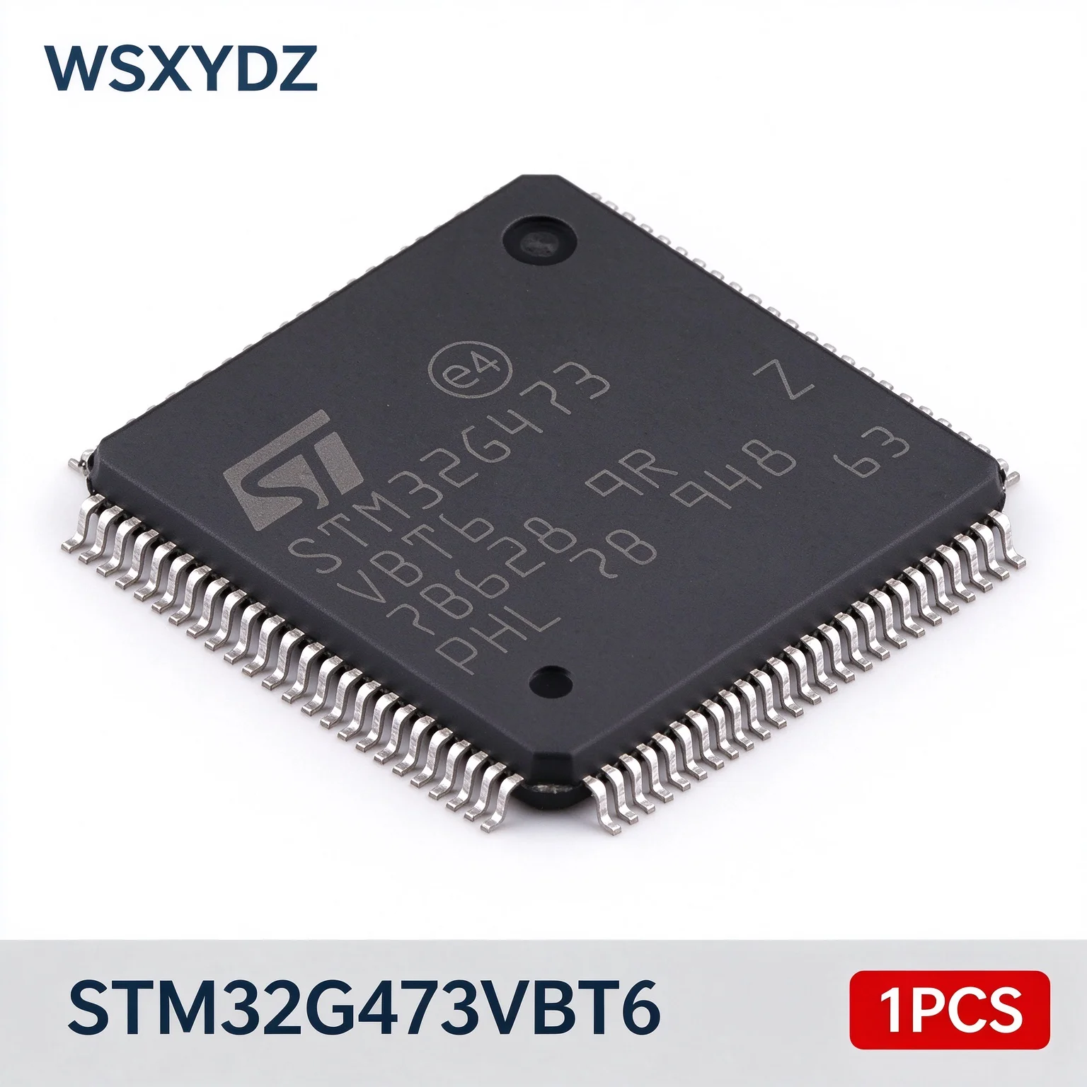 1PCS STM32G473VBT6 ST Mainstream Cortex-M4 MCU 170MHz 128KB Flash LQFP100 Math Accelerator High Analog New Original（115）