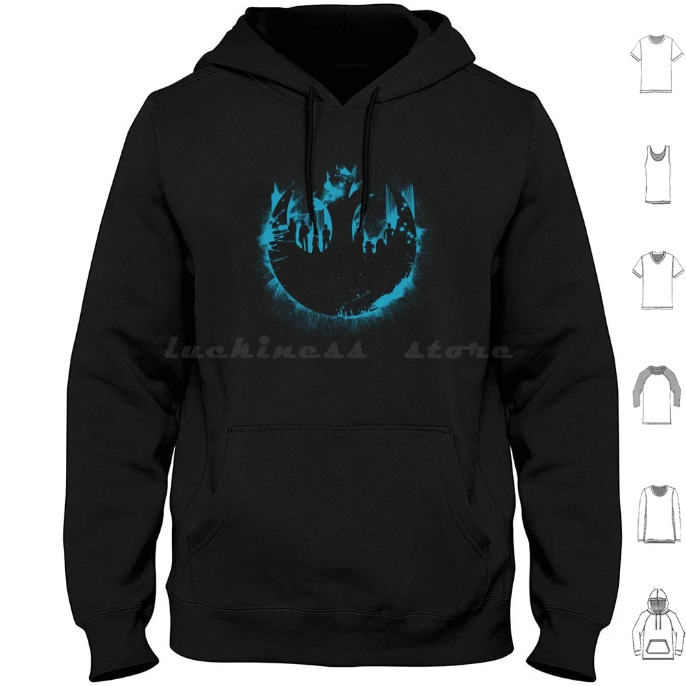

Rebel Shadows Hoodies Long Sleeve Rebels Luke Han Solo Skywalker Rebellion Leia Chewy Cp30 R2d2 Science Fiction Space