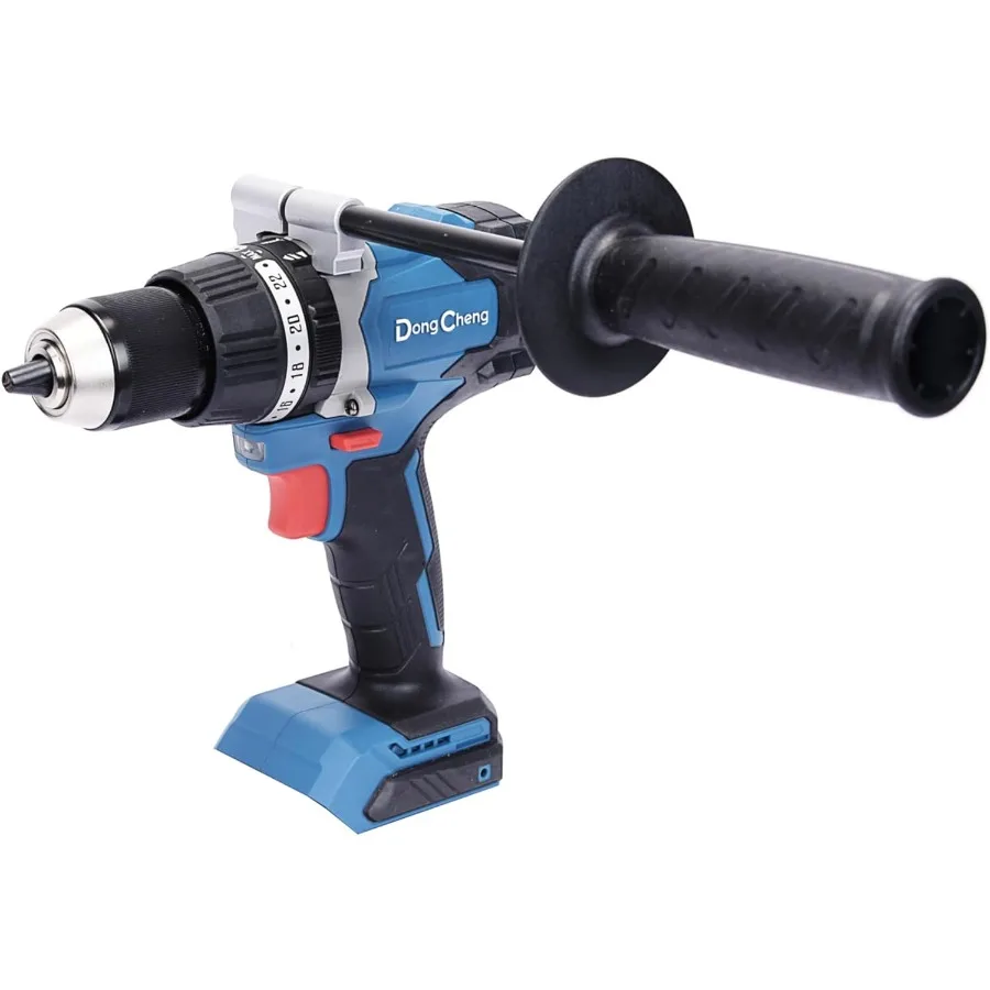 

Аккумуляторная бесщеточная ударная дрель, 20 В, голый инструмент с крутящим моментом 1062 дюйма, бесключевой металлический патрон 1/2 дюйма, 24 + 1 1, молоток с регулируемой скоростью D