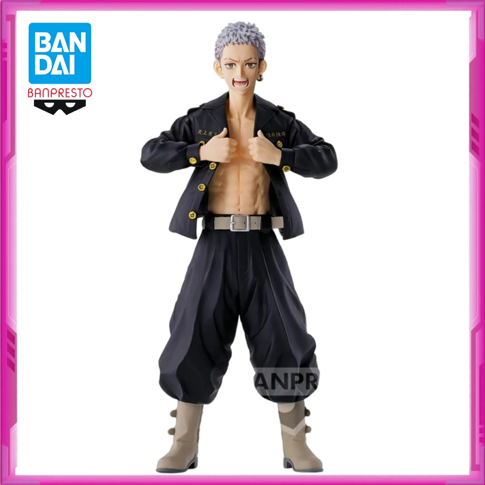 

В наличии оригинальные BANDAI BANPRESTO KOA Tokyo Revengers Mitsuya Takashi ПВХ аниме фигурки экшн-фигурки модель игрушки