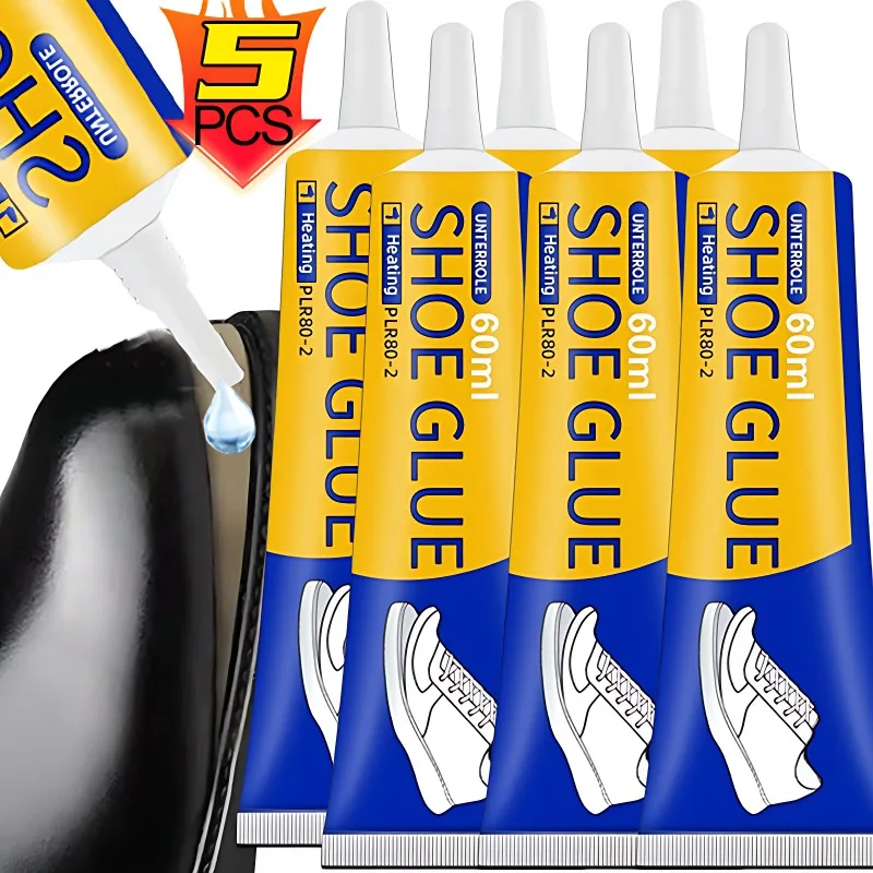 Nuova colla forte per riparazione scarpe da 60 ml Colla trasparente impermeabile per riparazione scarpe Adesivo rapido per riparazione scarpe sportive in tela