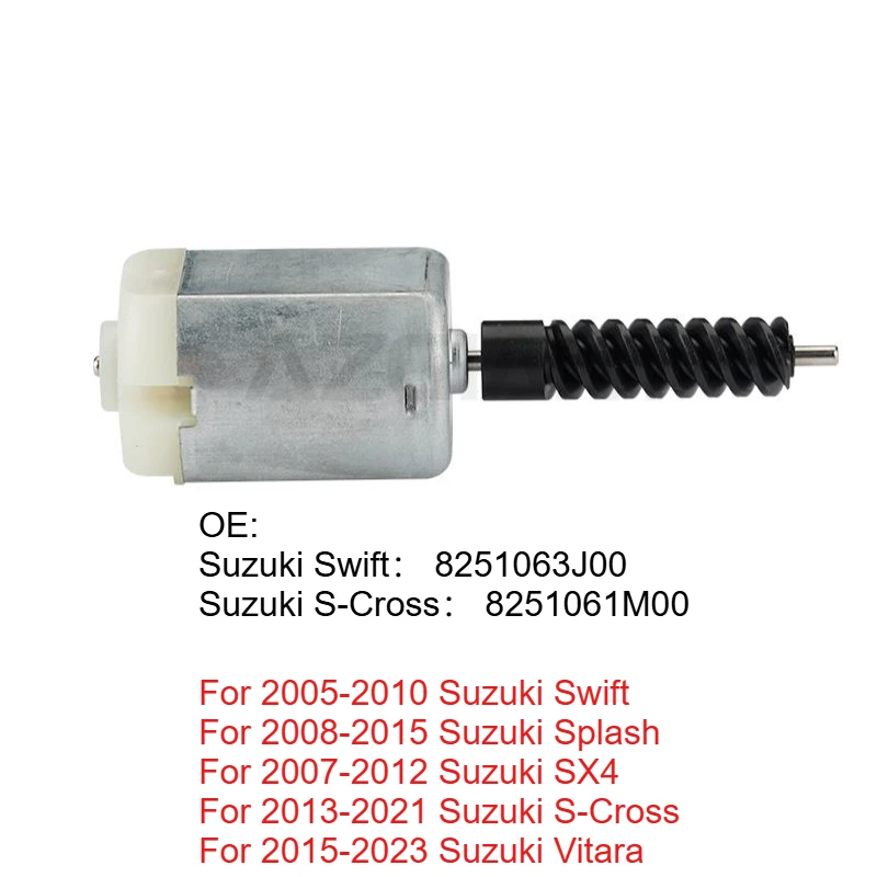 AZGIANT Rear Trunk Tailgate Lock Actuator Inner 12V DC Motor for Suzuki Swift Splash SX4 S-Cross Vitara Replacement 8251063J00