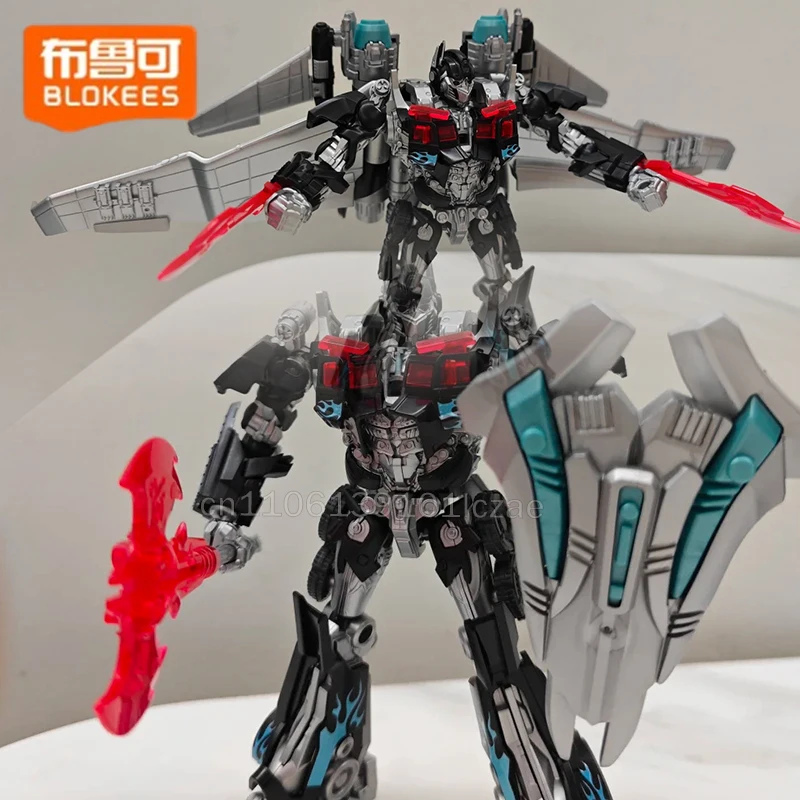 NEW Blokees Transformers Action Figure Jet Wing Optimus Prime Black VER. Toys Champion Class Assembly Model Kit Rrobot Gifts