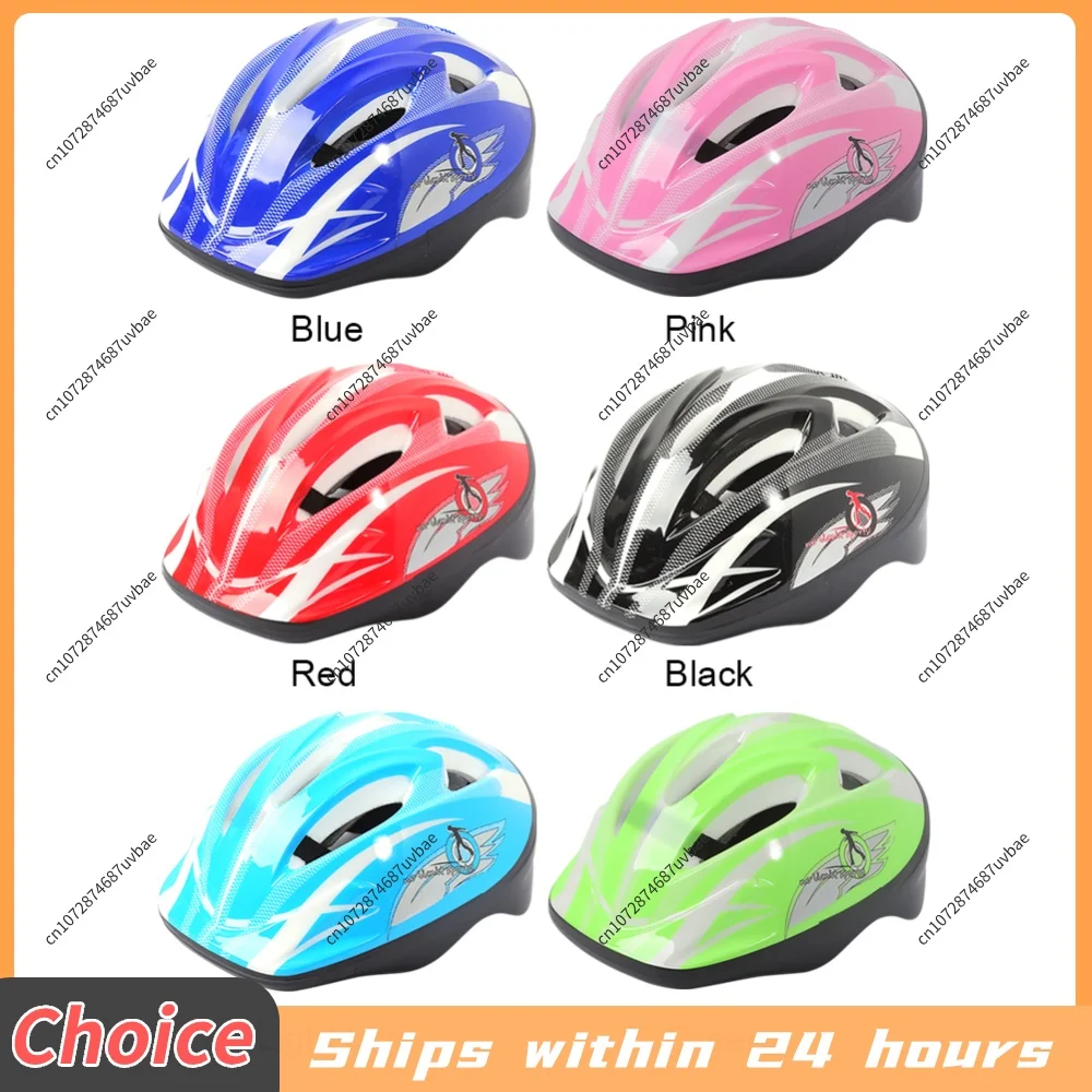 Children Anti Drop Helmet Breathable Safety Hat Large Vent Holes Outdoor Sports Roller Skates Bicycle Helmets Cycling Equipment
