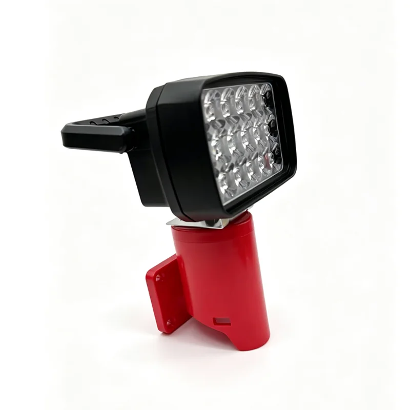 LED Work Light For M12 for Milwaukee 10.8V12V Battery Power Tool 18 Bead Portable Lantern Handheld Spotlight for Outdoor Camping
