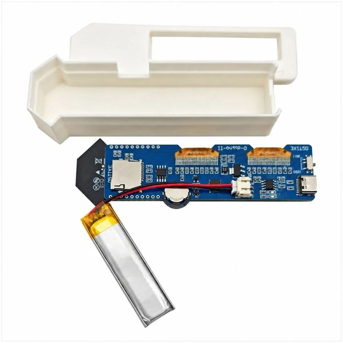 For 2.4 GHz Wi-F Development Board Dual 1.3-Inch OLED Display Monitor with 800mAh Rechargeable Battery
