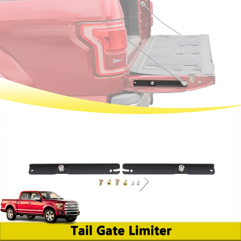

Car Tail Gate Limiter Rear Door Panel Block Protection for Ford F150 2015-2020 Chevrolet Colorado 2014-2022 Interior Accessories