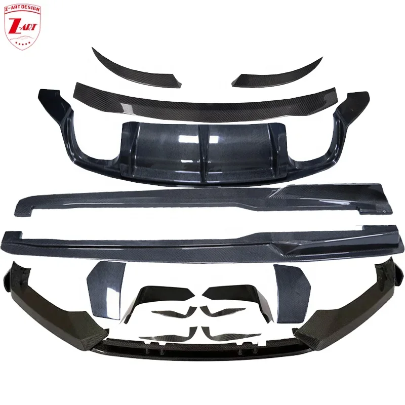 

Z-ART 2015-2022 TTRS carbon fiber aerokit forAudi TTRS carbon fiber body kit for TTRS MK3 8P carbon fiber wind spoiler kit