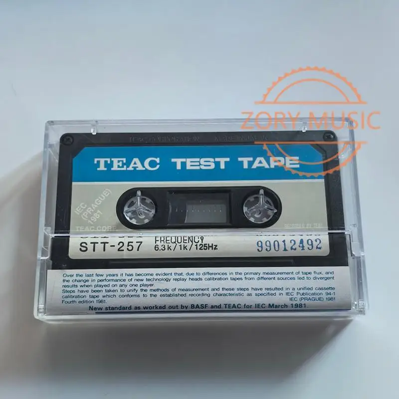 STT-257 TEST TAPE 6.3K/1K/125HZ-10DB FREQUENCY(SPOT TYPE)Head azimuth alignment Three point frequency response Check