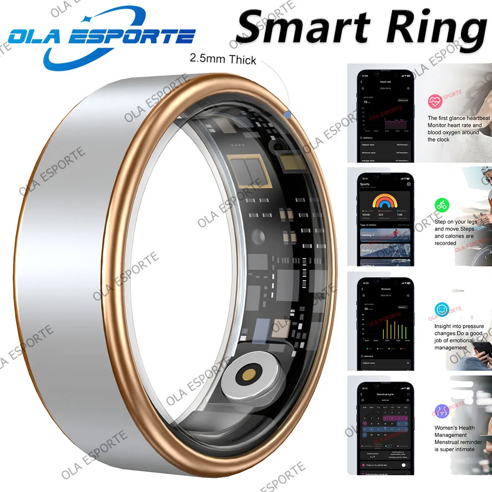 2026 Smart Ring with Gesture Control, Waterproof