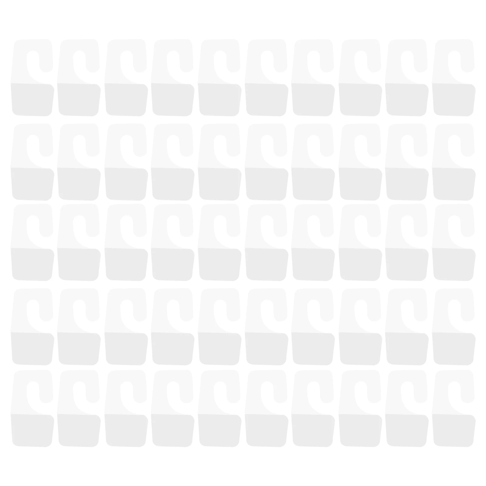 

100pcs Self Adhesive Hooks Clear Sticker Hangers 38x38mm for Retail Display Pegboard Tags Sticky Wall Hanging Solutions