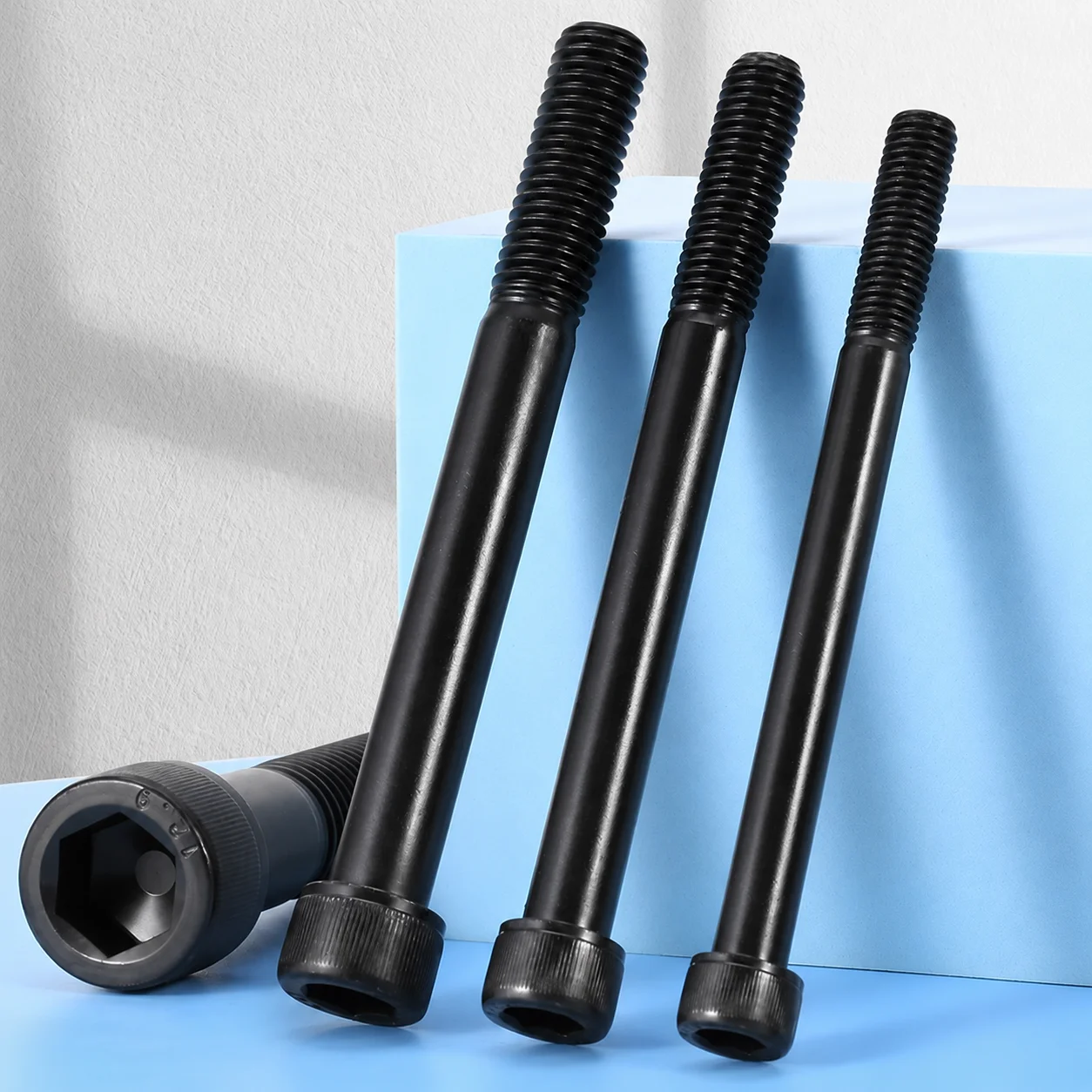 M3 M4 M5 M6 M8 M10 M12 Half Thread Extra Long Hex Socket Cap Head Bolt DIN912 Grade12.9 Carbon Steel Metric Partial Thread Screw