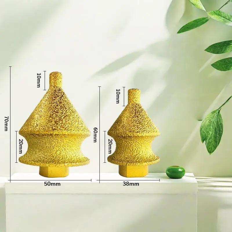 1Pcs Wear-resistant New Design Grinding Wheel Round Shape Enlarged Hole Opener Granite Cutting M10 Adamas Chamfer Drill Bit