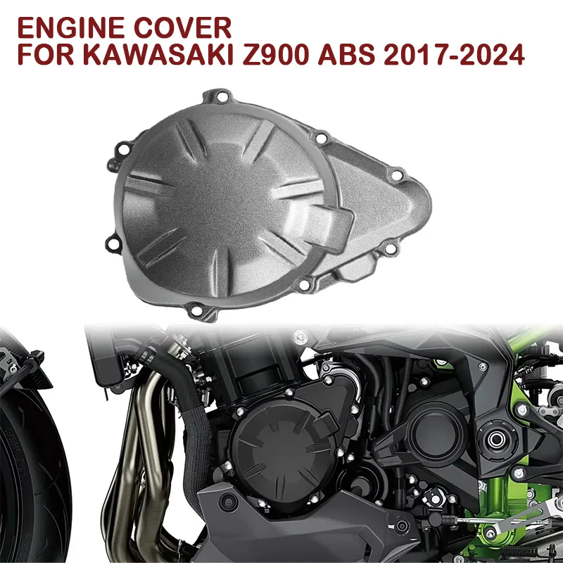 

Motorcycle Left Generator Stator Engine Cover For Kawasaki Z900 ABS 2017-2024 Z900 2017-2024