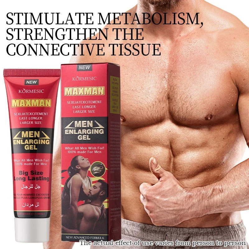 

KORMESIC MAXMAN Men’s Enlarging Gel – Naturally Boost Size, Last Longer & Ignite Excitement | Advanced Herbal Formula for Men