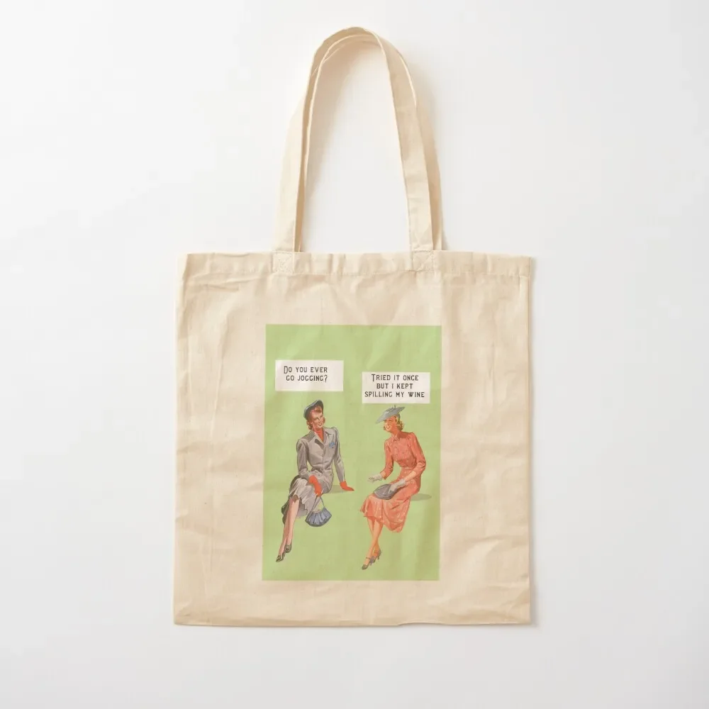 

A funny retro style card Tote Bag Reusable bags Canvas bag Gift bag eco pack