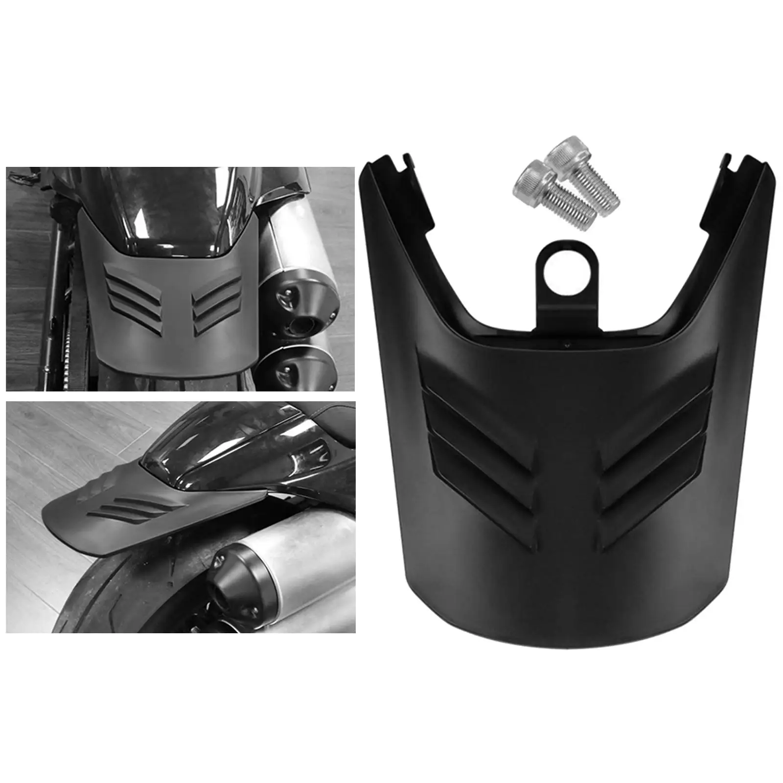 Matte Black Motorcycle Rear Rear Wheel Mudguard Fit for S image 3