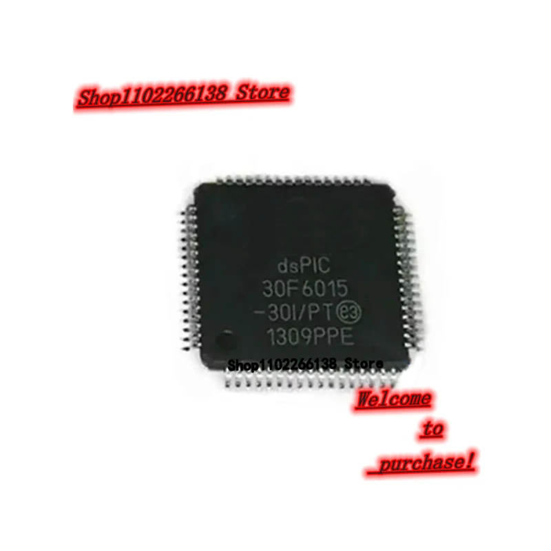 DSPIC30F6015-30I/PT DSPIC30F6015 TQFP-64 Chip IC 1pcs/lot