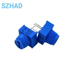 5PCS 3386P-1-103 10K 1k 2k 5k 10k 20k... 0.5W, 1/2W PC Pins Through Hole Trimmer Potentiometer Cermet 1 Turn Top Adjustment