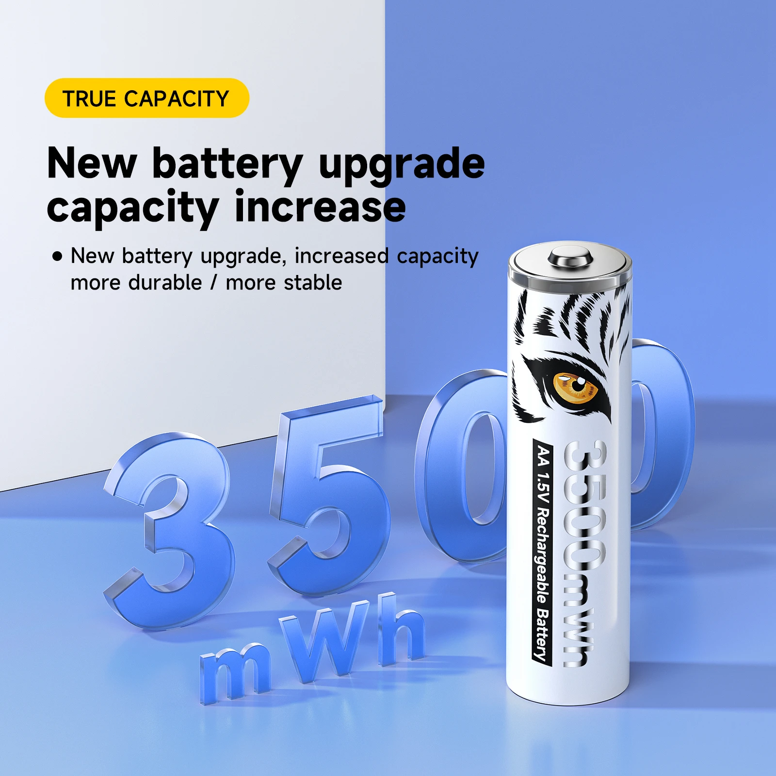 PALO AA Battery 1.5V AA Rechargeable Battery 1.5V Li-ion Battery for Remote Control Mouse Electric Toy Battery+Type-C Cable