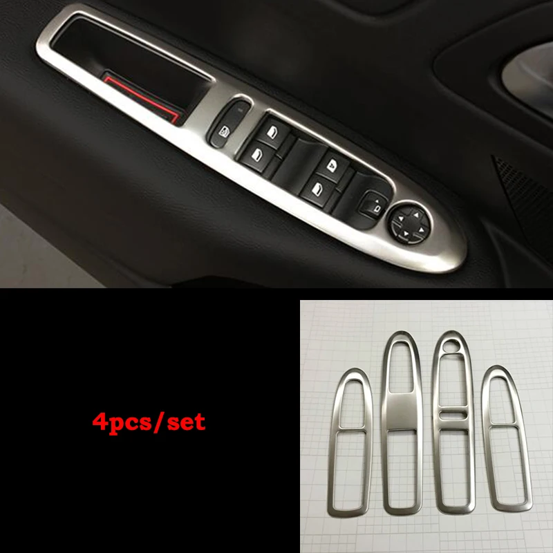 High quality For Citroen C4 2016 Accessories Stainless steel Car Rear storage Box Air outlet panel Cover Trim car styling 1pcs