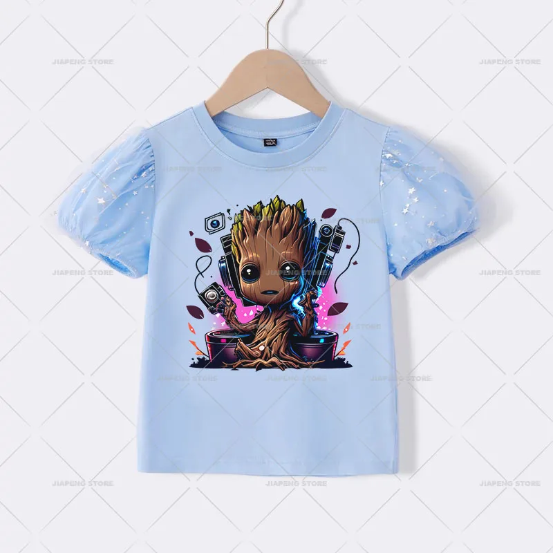 Rocket Raccoon Groot Iron On Patches For Clothes Guardians of the Galaxy Vol.3 Heat Transfer For T-shirt Thermal Stickers Decor