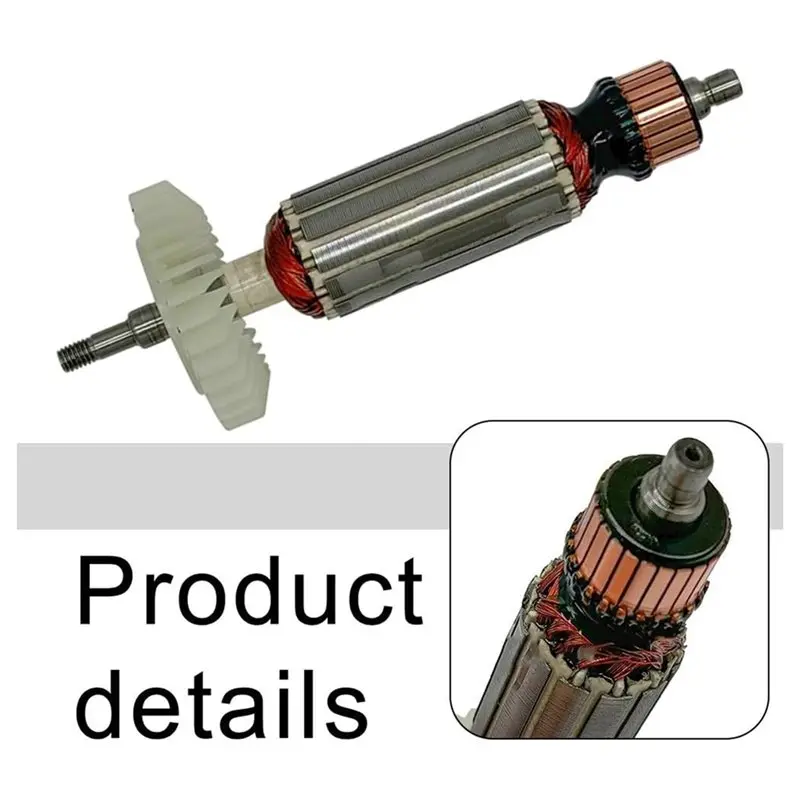 DTA4-Metal Angle Grinder Rotor For Ga4030 Ga4031 Motor Armature Replacement Part High Efficiency Angle Grinder Rotor
